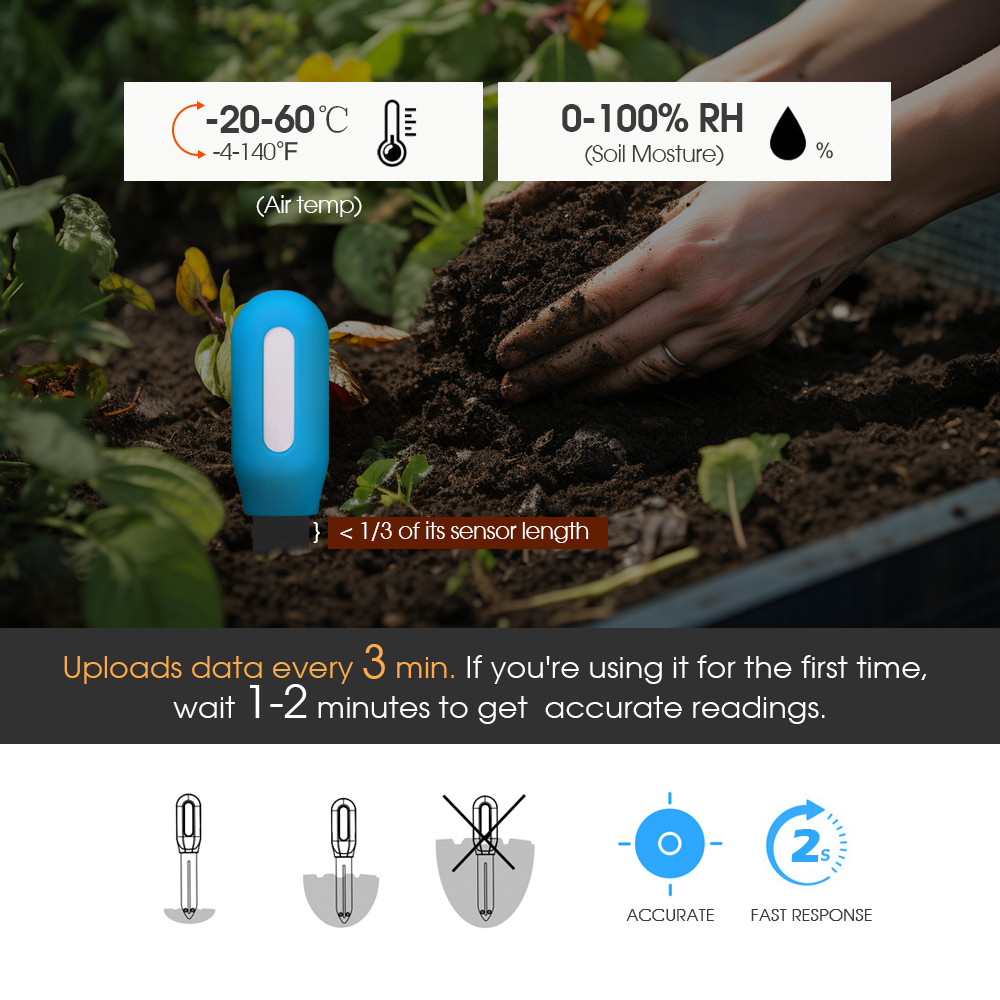 Smart Zigbee Soil Sensor for H - Plant Monitor recension och pris