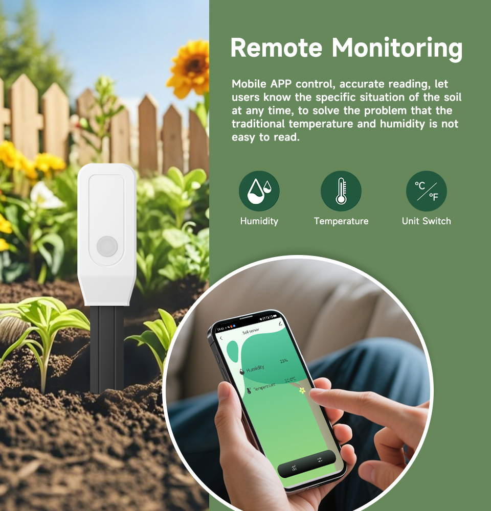 Smart Soil Tester Sensor, Zigb - Plant Monitor recension och pris