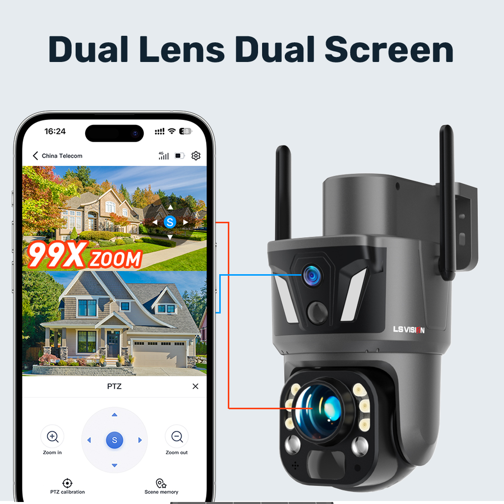 LS VISION 4K 8MP Outdoor Home  - Garden Camera recension och pris