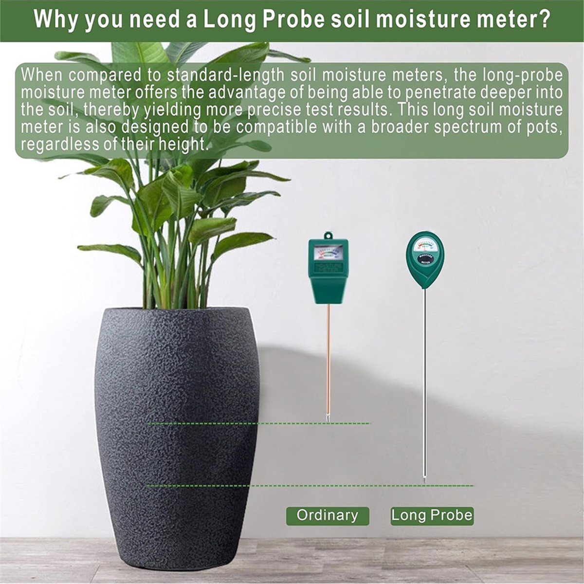 LNHF Long Probe Deep Use Soil  - Plant Sensor recension och pris