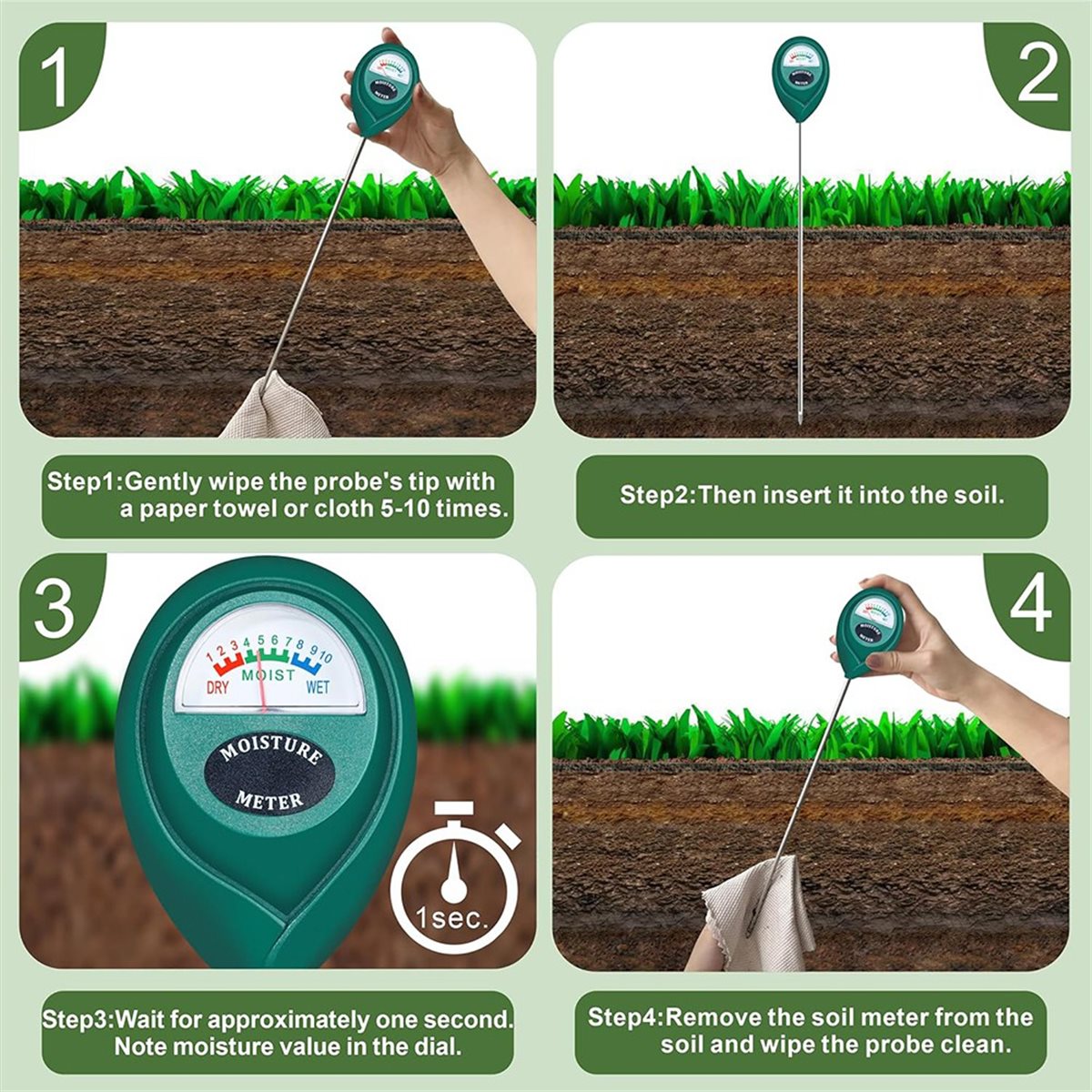 LNHF Long Probe Deep Use Soil  - Plant Sensor recension och pris