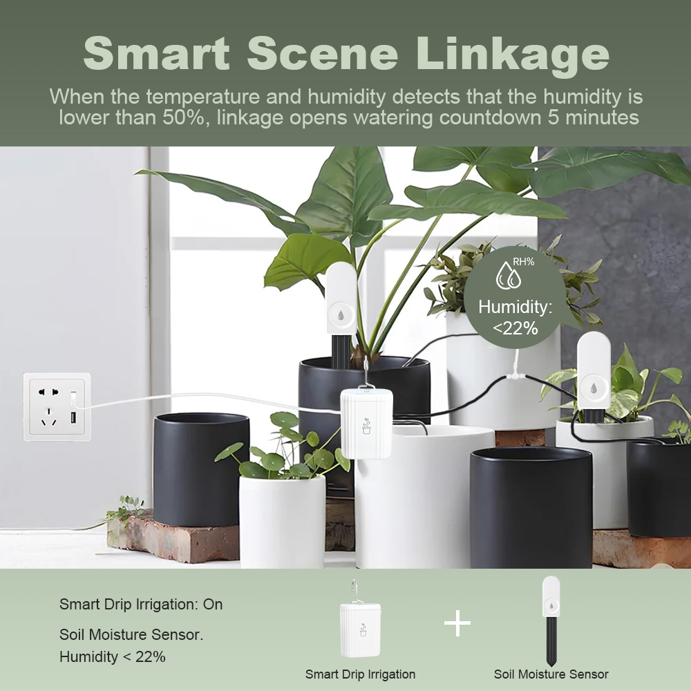 5pcs ZigBee 3.0 Soil Moisture  - Plant Monitor recension och pris