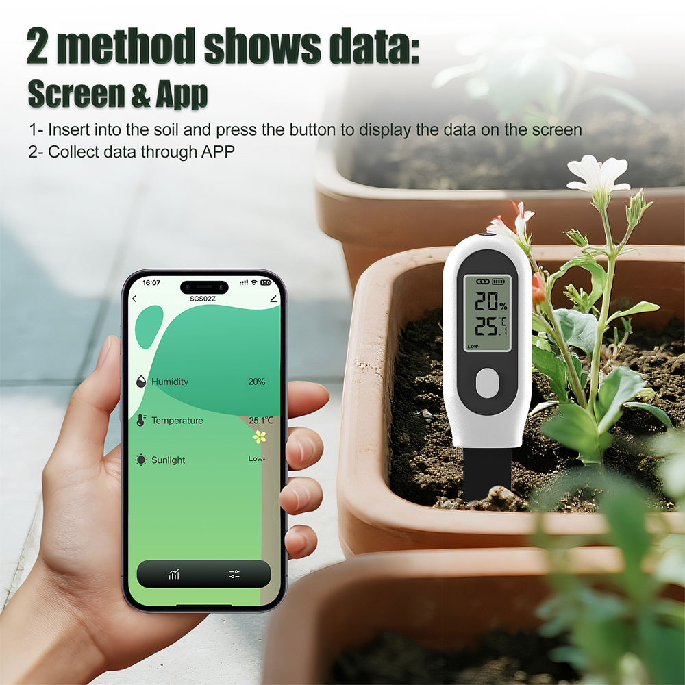 3 in 1 Soil Tester Zigbee Smar - Smart Pot recension och pris