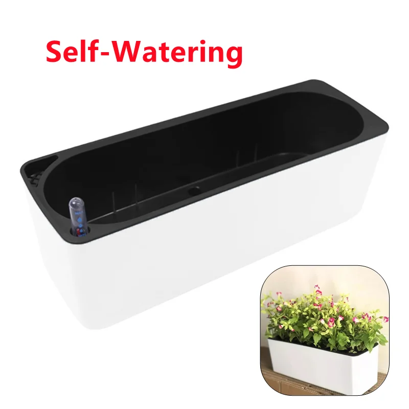 Rectangula Lazy Flower Pot Pot - Hydroponic Grow Pod recension och pris