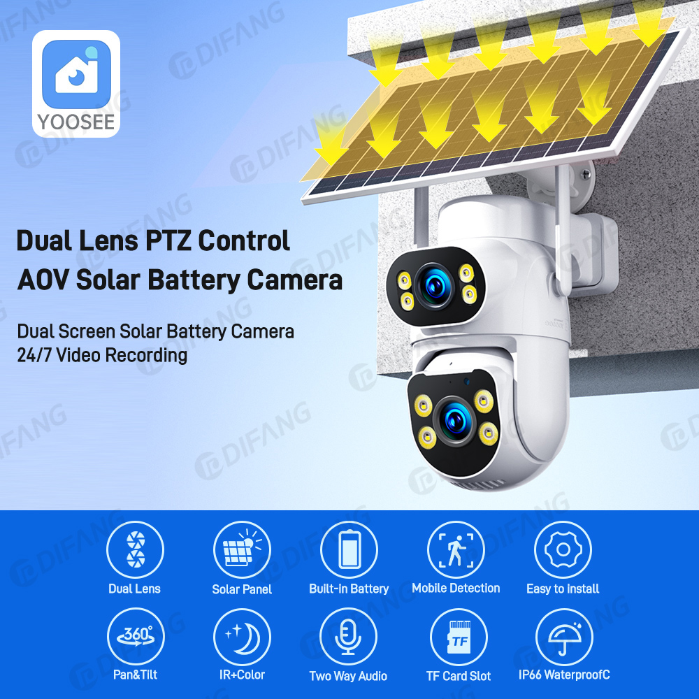 Yoosee 8MP Solar AOV 4G SIM Se - Garden Camera recension och pris