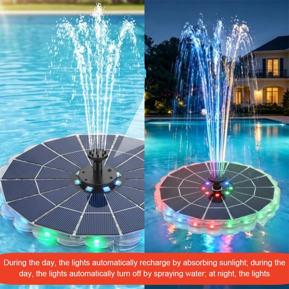 3.5W Outdoor Solar Fountain Pu - Indoor Garden Kit recension och pris