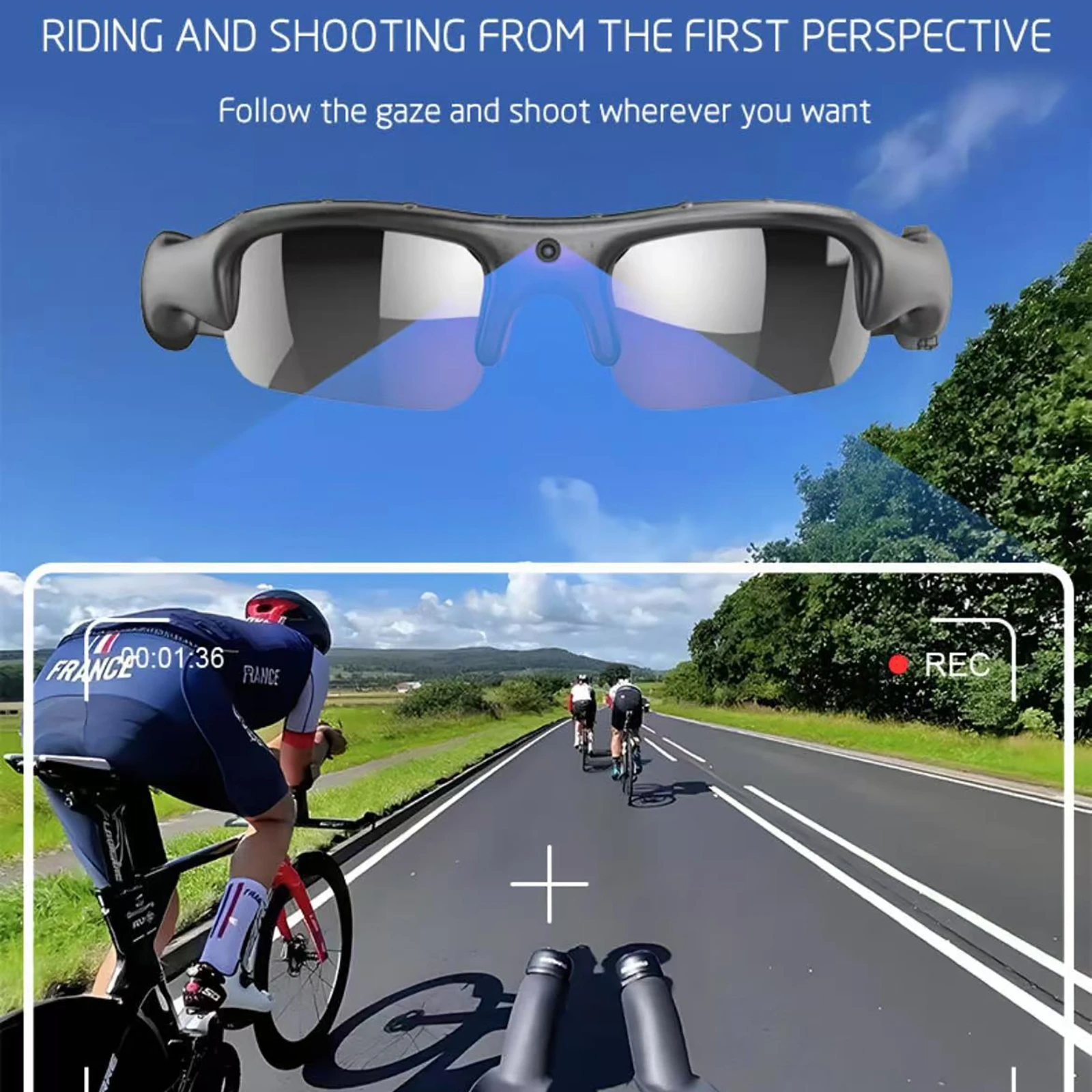 Smart Glasses WIFI 1080P Camer - Garden Camera recension och pris