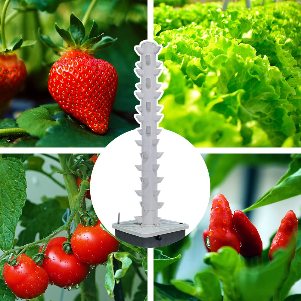 Vertical Hydroponic Grow Tower - Hydroponic Tower recension och pris