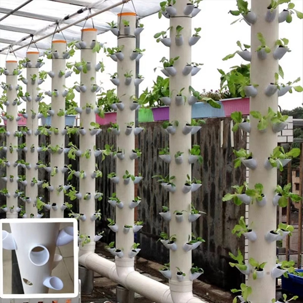 Hydroponic Vertical Tower Cont - Hydroponic Tower recension och pris