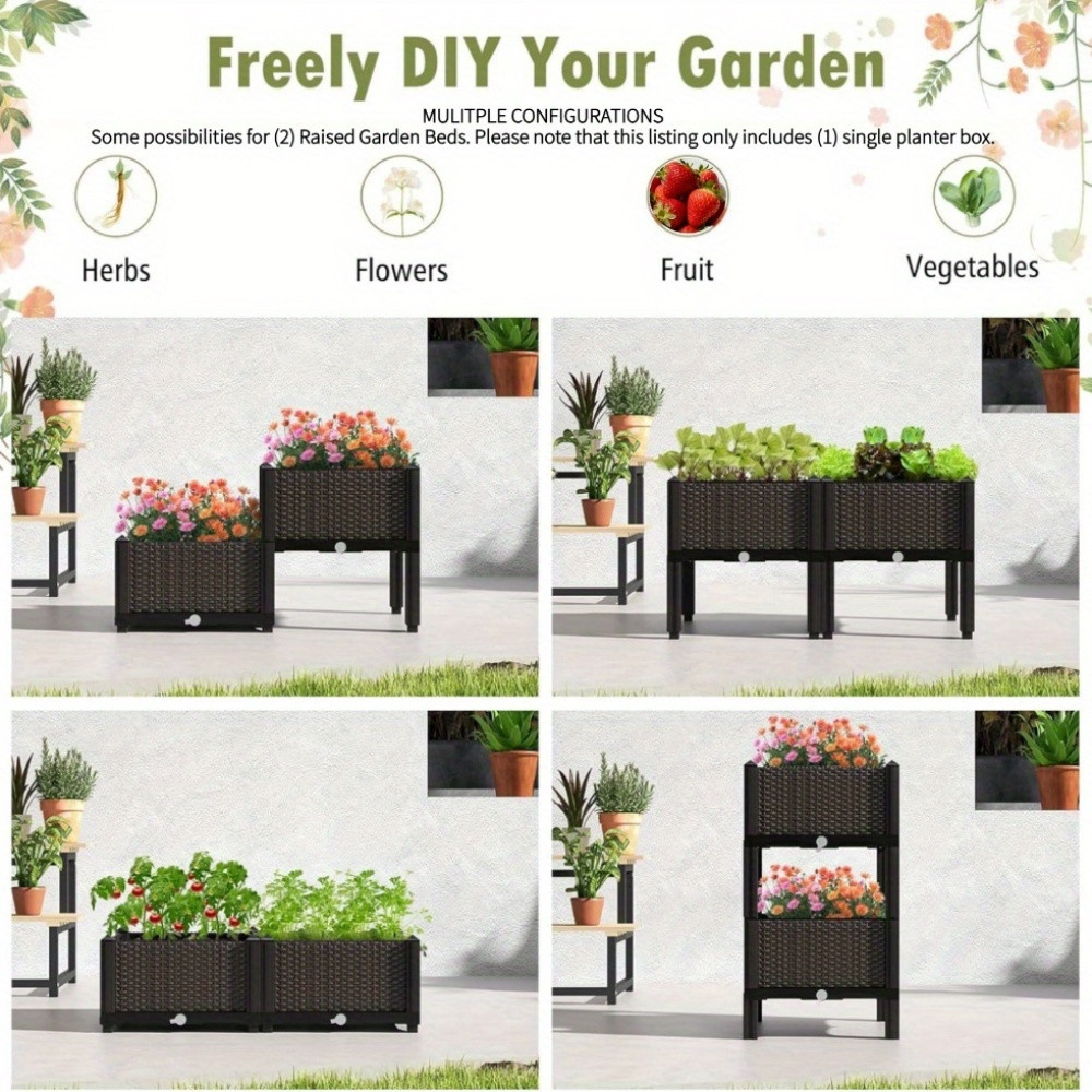 Garden Raised Bed, Elevated Fl - Automatic Watering recension och pris