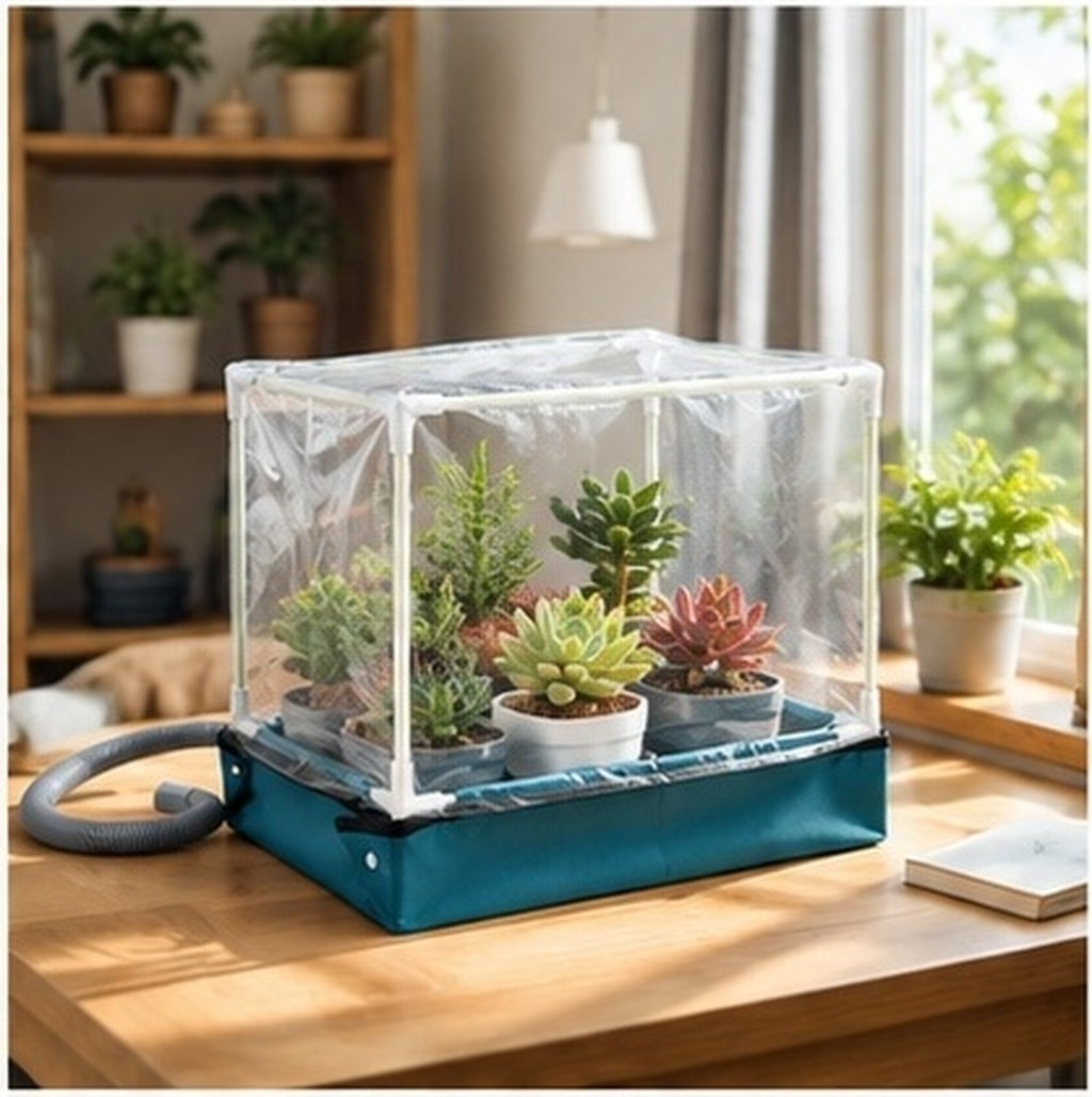 Mini Indoor Succulent Greenhou - Indoor Garden Kit recension och pris